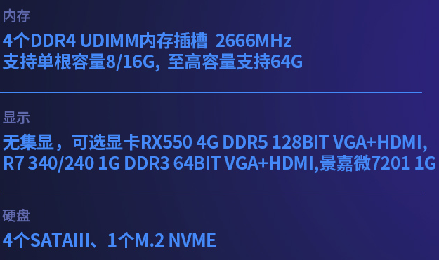 COM：8個COM口(2個RS232，2個RS232/422/4854個RS232(內(nèi)部引出))  　　USB:13個USB接口(4個USB2.0、4個USB3.2，2個USB3.0(可選內(nèi)部引出)3個USB2.0(內(nèi)部引出))  　　尺寸：320*331*180mm