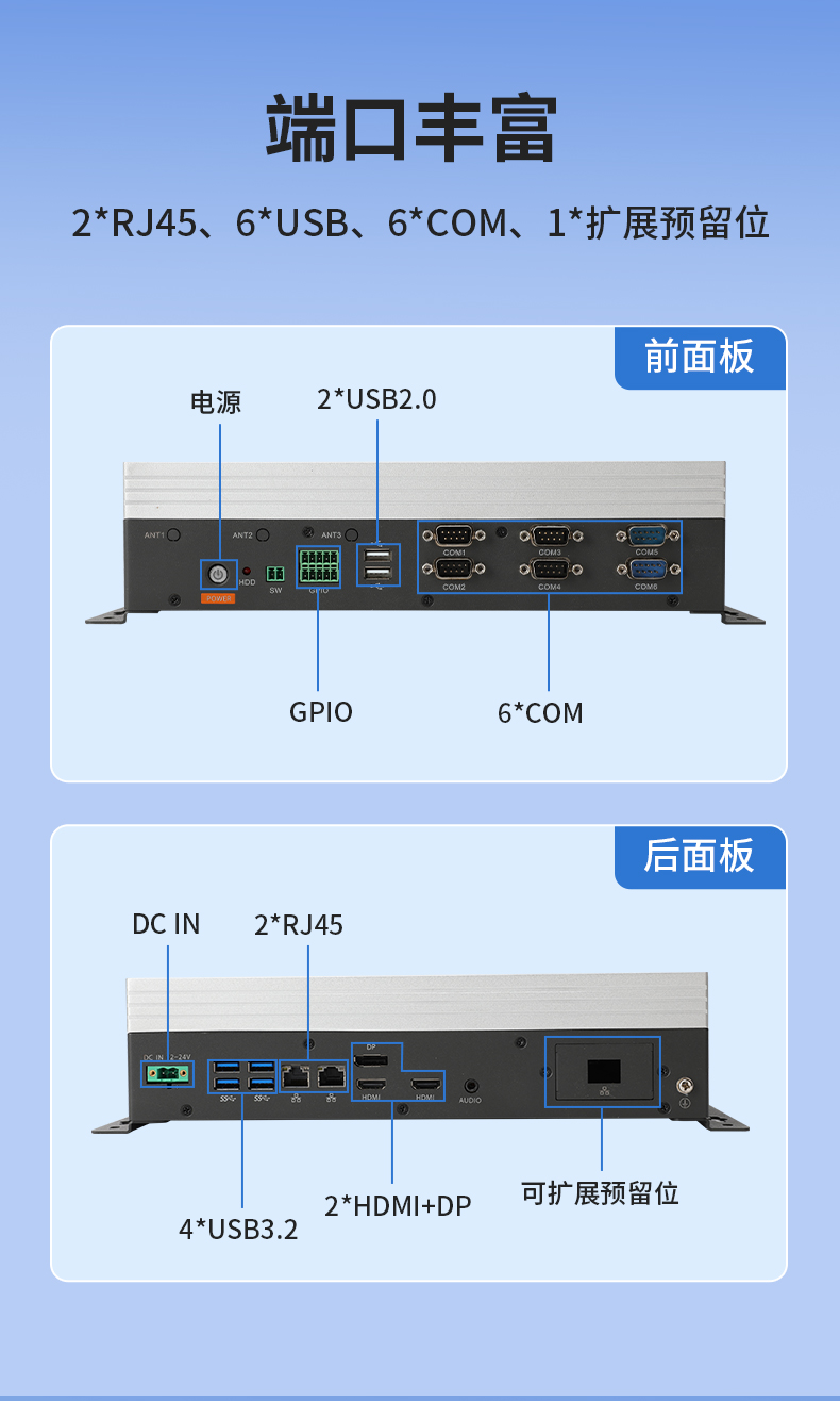 輕薄無風扇工控機,Win10工業(yè)自動化邊緣計算,DTB-3065-H420E.jpg